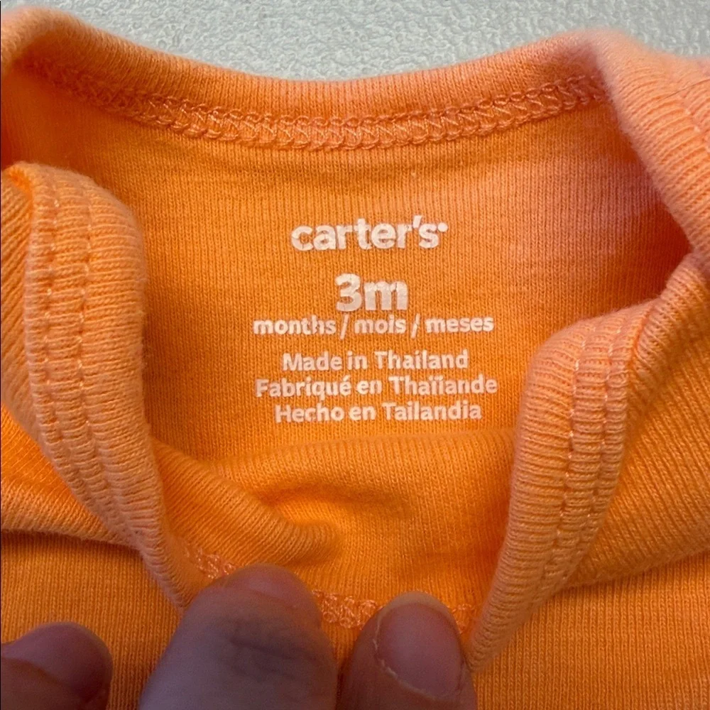 Carter’s Orange Bodysuit